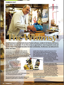 Please click here to download 9Mb article on the Mermaid automata in 'PURBECK!' magazine by Geoff Stubbs, photos by Andy Farrer
